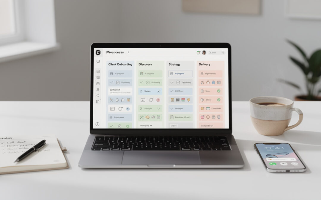 Comment structurer un process client avec Notion