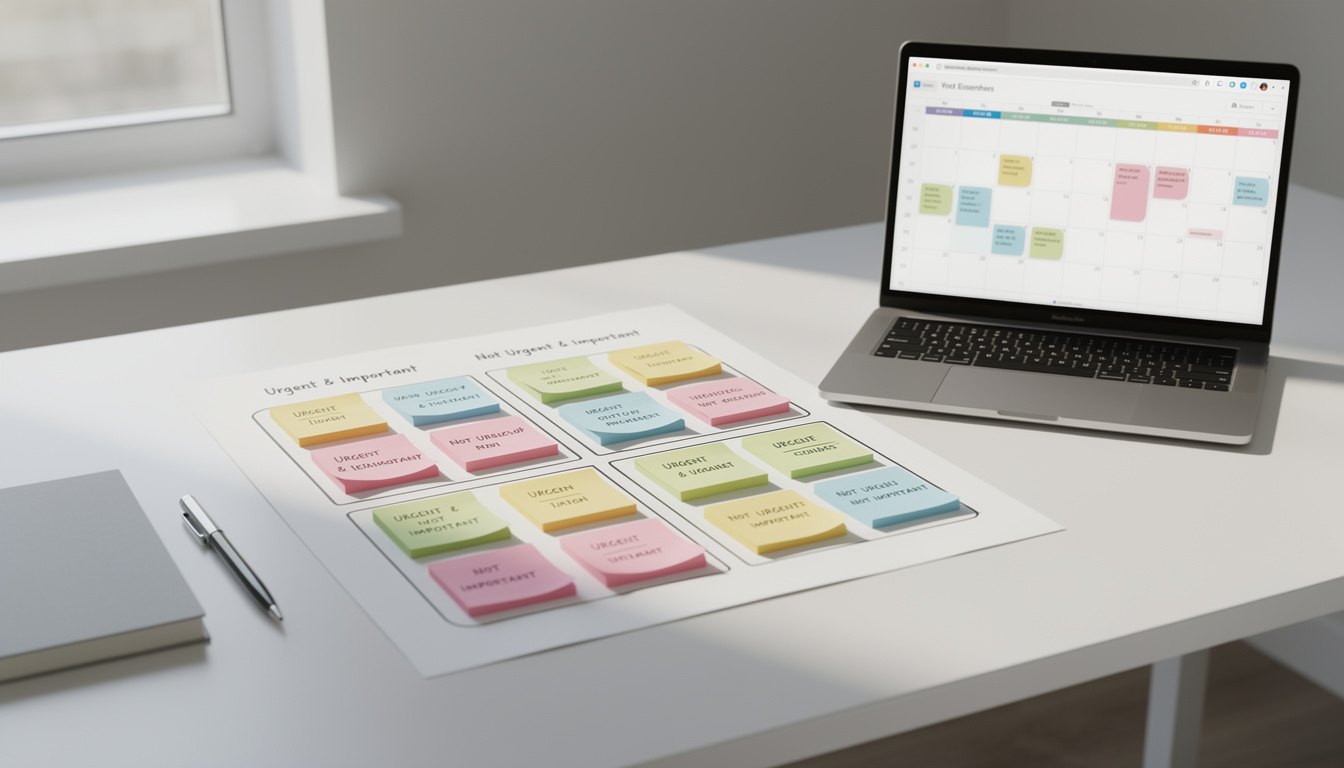 découvrez la méthode eisenhower pour prioriser vos tâches efficacement et améliorer votre gestion du temps au quotidien.