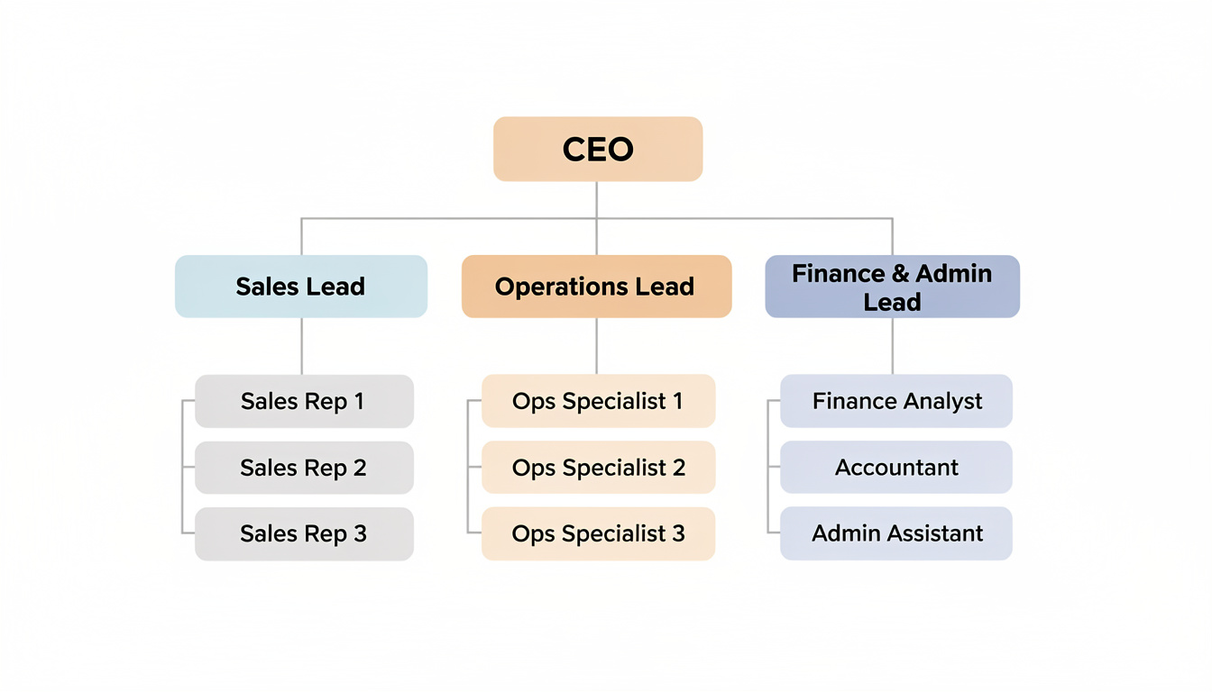 apprenez à créer un organigramme simple et efficace pour structurer votre petite entreprise. suivez notre guide étape par étape pour mieux organiser vos équipes et responsabilités.