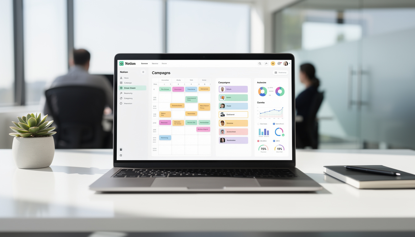 découvrez comment utiliser notion pour piloter efficacement vos stratégies marketing, organiser vos campagnes et suivre vos résultats en toute simplicité.