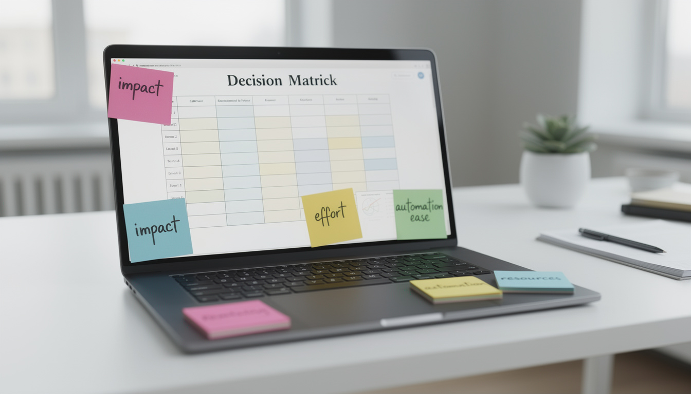 découvrez comment identifier efficacement les tâches à automatiser en priorité pour optimiser votre productivité et gagner du temps.